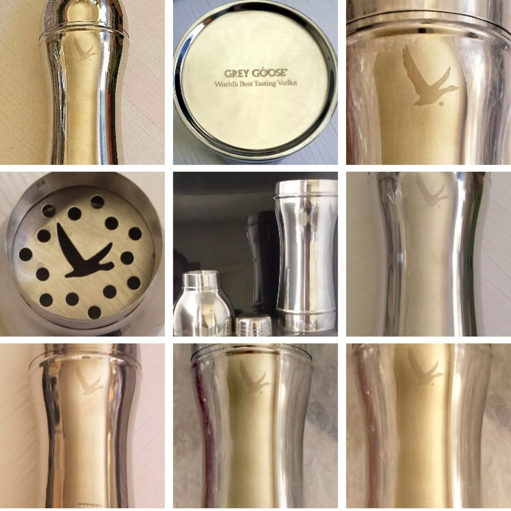 Grey goose cocktail shaker
